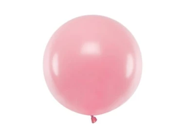 Balon Jumbo 60cm, j. różowy, Pastel Baby Pink | PartyDeco Strong Balloons + HEL (odbiór osobisty, dostawa Kraków)