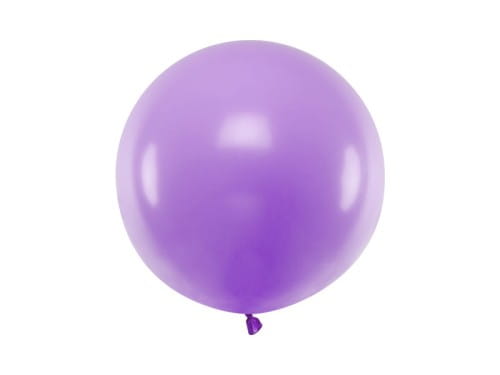 Balon Jumbo 60cm, fioletowy, Pastel Lavender Blue | PartyDeco Strong Balloons + HEL (odbiór osobisty, dostawa Kraków)