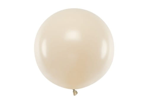 Balon Jumbo 60cm, cielisty, Pastel Nude | PartyDeco Strong Balloons + HEL (odbiór osobisty, dostawa Kraków)