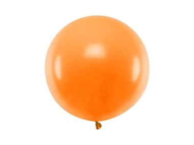 Balon Jumbo 60cm, c. pomarańczowy, Pastel Mandarin Orange | PartyDeco Strong Balloons + HEL(odbiór osobisty, dostawa Kraków)