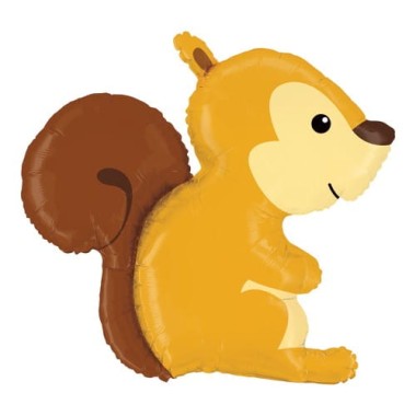 Balon foliowy Wiewiórka | ZWIERZĘTA LEŚNE + HEL (odbiór osobisty, dostawa, Kraków)