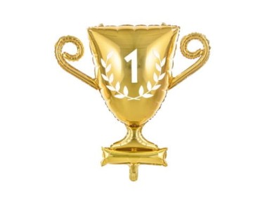 Balon foliowy Puchar | PIŁKA NOŻNA + HEL (odbiór osobisty, dostawa, Kraków)