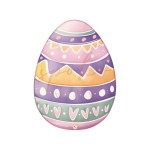 Dekoracja wielkoformatowa PISANKA, 35x48cm (Wybierz materiał: PCW 3mm (cięcie po obrysie, wykończenie matowe, bez nóżki))