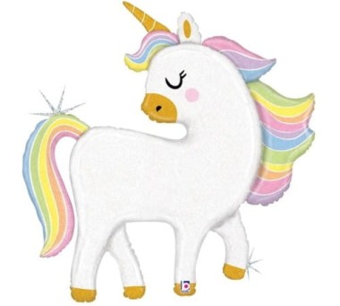 Balon foliowy Jednorożec + HEL (odbiór osobisty, dostawa, Kraków)