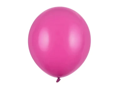 Balon lateksowy 43cm, c. różowy, Pastel Hot Pink, 1szt. + HEL (odbiór osobisty, dostawa, Kraków) | PartyDeco Strong Balloons 