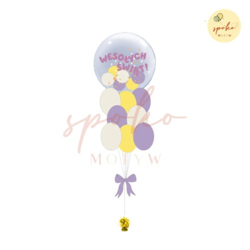 balonowy-bukiet-z-personalizowana-kula-bubble-WIELKANOC-krakow.jpg