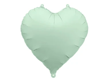 Balon foliowy Serce, zielony + HEL (odbiór osobisty, dostawa, Kraków)