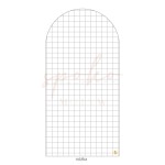 Dekoracja wielkoformatowa ŚCIANKA DO ZDJĘĆ, KRATKA, 95x190cm (Wybierz materiał: karton 5W EB + nóżka (cięcie do linii prostej u dołu, wykończenie laminatem, nóżka na odwrocie))