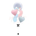 Balonowy bukiet z helem, GENDER REVEAL (odbiór osobisty, dostawa, Kraków)