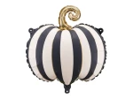 Balon foliowy Dynia w paski, 39x38 cm, | HALLOWEEN