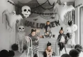 Balon foliowy Duch z frędzlami, biały | HALLOWEEN + HEL (odbiór osobisty, dostawa, Kraków)