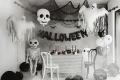 Balon foliowy Duch z frędzlami, biały | HALLOWEEN + HEL (odbiór osobisty, dostawa, Kraków)