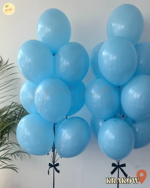 Zestaw balonów z helem, Urodziny, BLUE (odbiór osobisty, dostawa, Kraków)