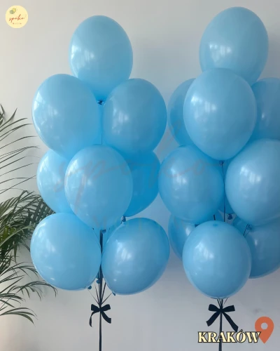 Zestaw balonów z helem, Urodziny, BLUE (odbiór osobisty, dostawa, Kraków)