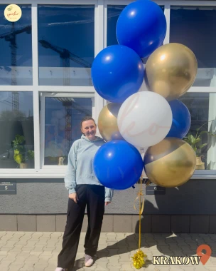 Balonowy bukiet z helem, Event Firmowy, JUMBO ROYAL (odbiór osobisty, dostawa, Kraków)
