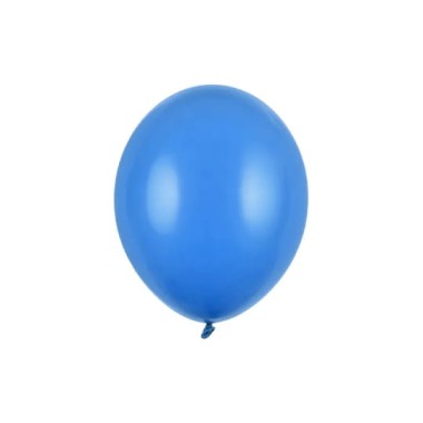 Balon 30cm, niebieski chabrowy, Pastel Cornflower Blue, 1szt.| PartyDeco Strong Balloons + HEL (odbiór osobisty, dostawa, Kraków)