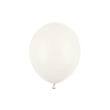 Balon 30cm, zgaszony biały, Pastel Off-White, 1szt.| PartyDeco Strong Balloons + HEL (odbiór osobisty, dostawa, Kraków)