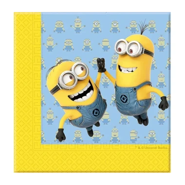 Serwetki Minionki, Minions: Rise of Grue, 20szt.