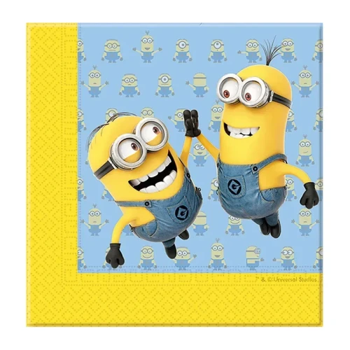 Serwetki Minionki, Minions: Rise of Grue, 20 szt.
