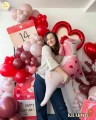 Balon foliowy Pudelek + HEL (odbiór osobisty, dostawa, Kraków)