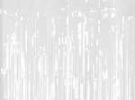 Kurtyna Party, biały, frędzle