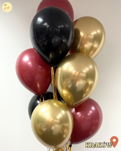 Balonowy bukiet z helem, Urodziny, CZARODZIEJ (odbiór osobisty, dostawa, Kraków)