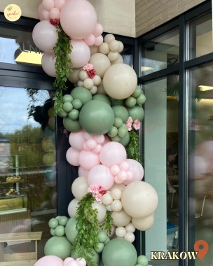 Balonowa girlanda 4mb, Event, ZAJĄCZEK (montaż, Kraków)