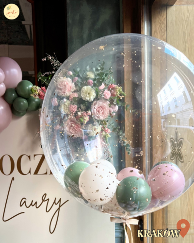 Balon Bubble z helem, Roczek, SPRING MEADOW (odbiór osobisty, dostawa, Kraków)