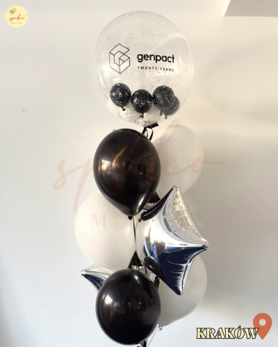 Balonowy bukiet z helem, Event, CRYSTAL SHADOW (odbiór osobisty, dostawa, Kraków)