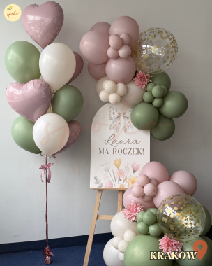 Sztaluga i balonowy bukiet, Roczek, SPRING MEADOW (odbiór osobisty, dostawa, Kraków)