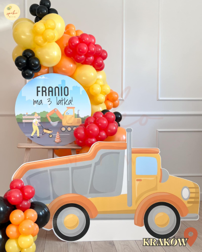 Sztaluga z balonami, Urodziny, BUDOWA (odbiór osobisty, dostawa, Kraków)