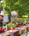 Dekoracja stołu dla 10 osób, LA DOLCE VITA (odbiór, dostawa, montaż Kraków)