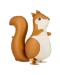 Balon foliowy Wiewiórka, chodzący | ZWIERZĘTA LEŚNE