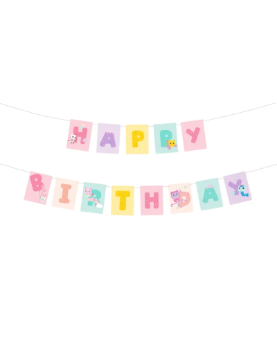 Girlanda baner "Happy Birthday", Koci Domek Gabi, Gabby's Dollhouse