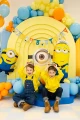 Girlanda baner "Happy Birthday", Minionki