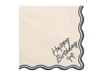 Serwetki Kokardka, Happy Birthday, 12szt.