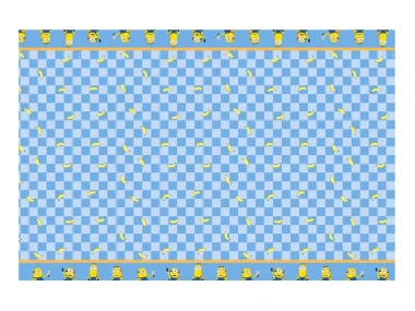 Obrus papierowy Minionki, 180x120cm