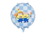 Balon foliowy Minionki, okrągły