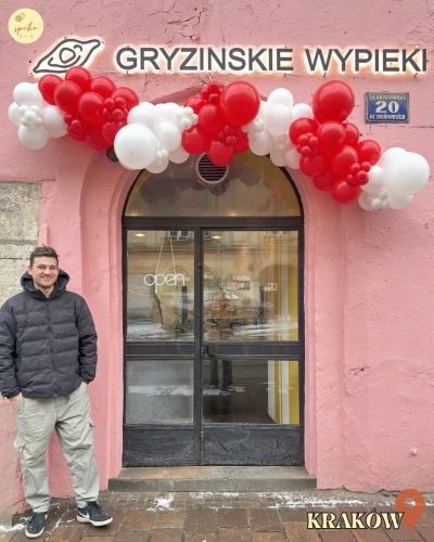 Balonowa girlanda 3mb, Otwarcie Lokalu, HERIATGE (montaż, Kraków)