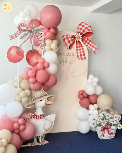SPOKO MOTYW: Urodziny GĄSKA - zestaw dekoracji na ściankę