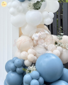 Balony na girlandę LUX (6mb), Chrzest/Komunia SOFT BLUE