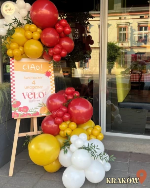 Sztaluga z balonami, Event Tematyczny, ITALY (odbiór osobisty, dostawa, Kraków)