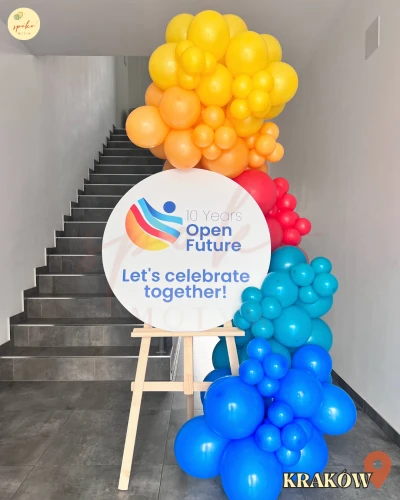 Sztaluga z balonami, Event Firmowy, COMPANY (odbiór osobisty, dostawa, Kraków)