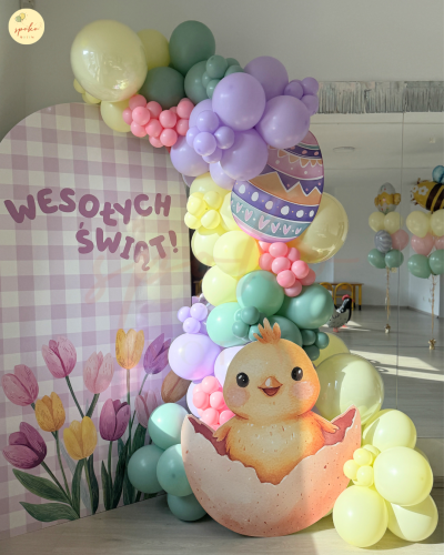 SPOKO MOTYW: WIELKANOC - zestaw dekoracji na ściankę