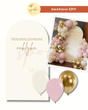 Zestaw dekoracji na ściankę, SOFT PINK