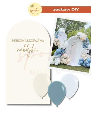 Zestaw dekoracji na ściankę, SOFT BLUE