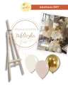 BEIGE - zestaw dekoracji na sztalugę
