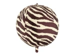 Balon foliowy Piłka, w paski, Zebra