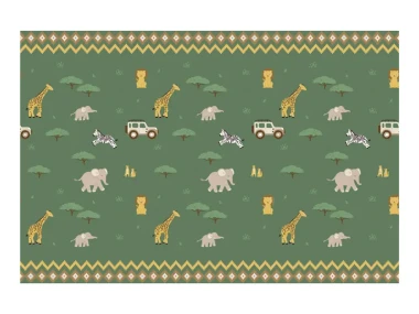 Obrus syntetyczny, Safari, 180x120cm