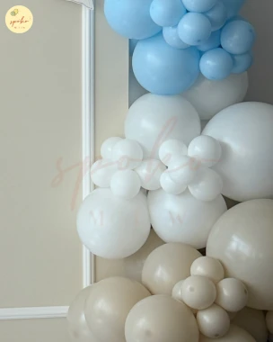 TOILE DE JOUY CHŁOPIEC - zestaw balonów na girlandę LUX (6mb)